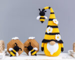 Crochet patterns bundle: Bee gnome, Honey Gnome and Honey Pot, Crochet gnome patterns, Gnome amigurumi pattern, Crochet food - Image 7
