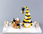 Crochet patterns bundle: Bee gnome, Honey Gnome and Honey Pot, Crochet gnome patterns, Gnome amigurumi pattern, Crochet food - Image 10