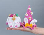 Crochet patterns Easter bunny and crochet egg pattern, Crochet bunny gnome amigurumi pattern, Crochet Easter decorations pattern - Image 9