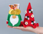 Crochet patterns bundle flower gnomes, Crochet gnome pattern, Crochet bee amigurumi pattern, Summer crochet decor, - Image 10