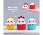 Crochet pattern Easter egg cozy, Crochet chicken Amigurumi pattern, Crochet animals easy crochet patterns, Crochet chicken