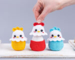 Crochet pattern Easter egg cozy, Crochet chicken Amigurumi pattern, Crochet animals easy crochet patterns, Crochet chicken - Image 3