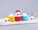 Crochet pattern Easter egg cozy, Crochet chicken Amigurumi pattern, Crochet animals easy crochet patterns, Crochet chicken - Image 6