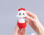 Crochet pattern Easter egg cozy, Crochet chicken Amigurumi pattern, Crochet animals easy crochet patterns, Crochet chicken - Image 7