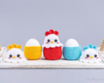 Crochet pattern Easter egg cozy, Crochet chicken Amigurumi pattern, Crochet animals easy crochet patterns, Crochet chicken - Image 9