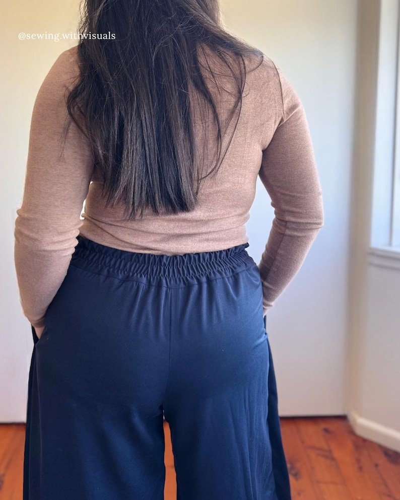 Sleepy Pleated Pants Sewing Pattern | Beginner friendly | Size Inclusive | Instant PDF Download | wide leg - Image 7