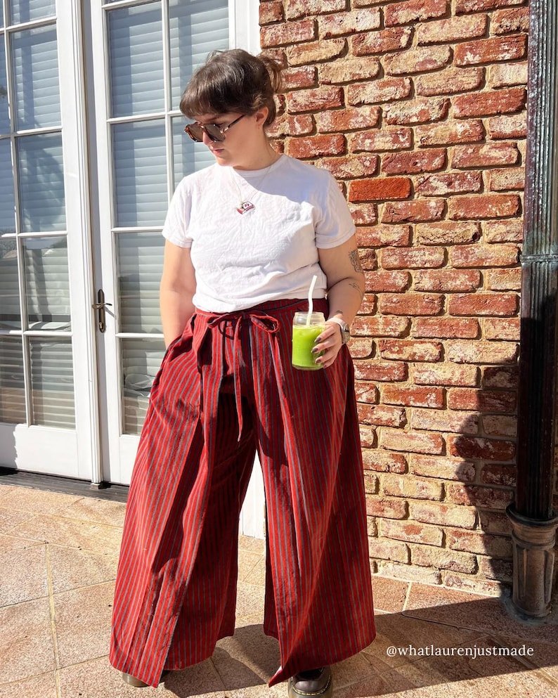 Sleepy Pleated Pants Sewing Pattern | Beginner friendly | Size Inclusive | Instant PDF Download | wide leg - Image 16