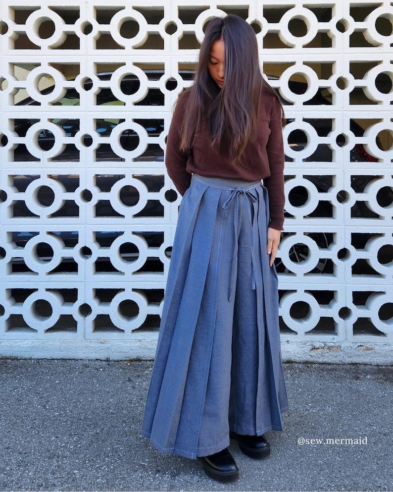 Sleepy Pleated Pants Sewing Pattern | Beginner friendly | Size Inclusive | Instant PDF Download | wide leg - Image 15