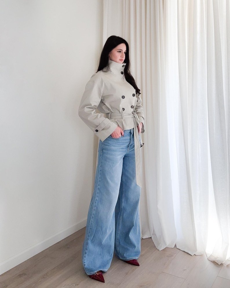 London Trench Sewing Pattern: Oversized Silhouette (PDF Download) - Image 11