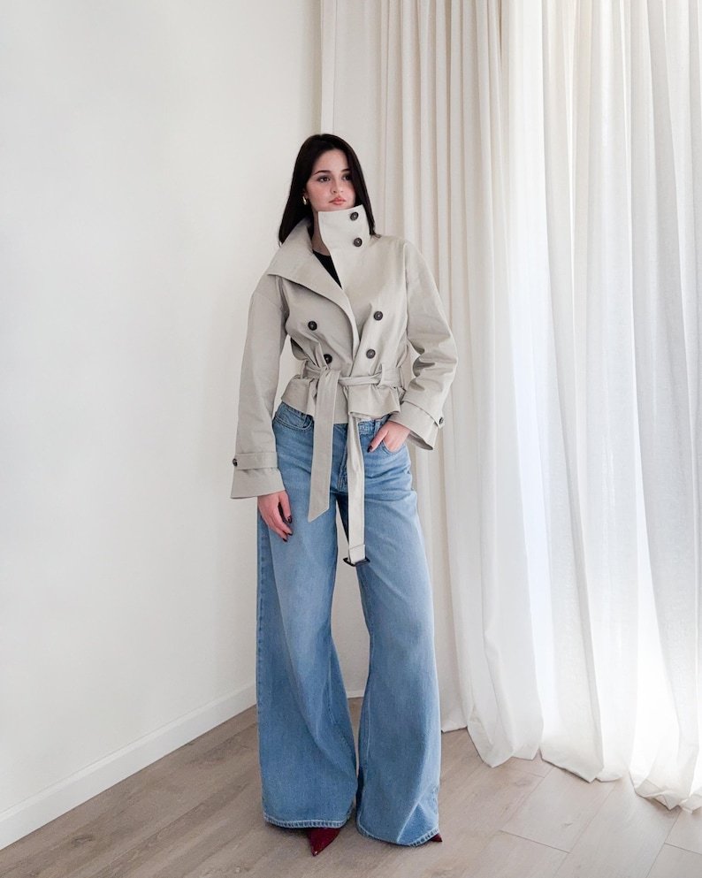 London Trench Sewing Pattern: Oversized Silhouette (PDF Download) - Image 6
